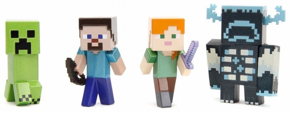 Hahmo Jada Toys Minecraft 253262001, 6 cm, 4 kpl. hinta ja tiedot | Poikien lelut | hobbyhall.fi