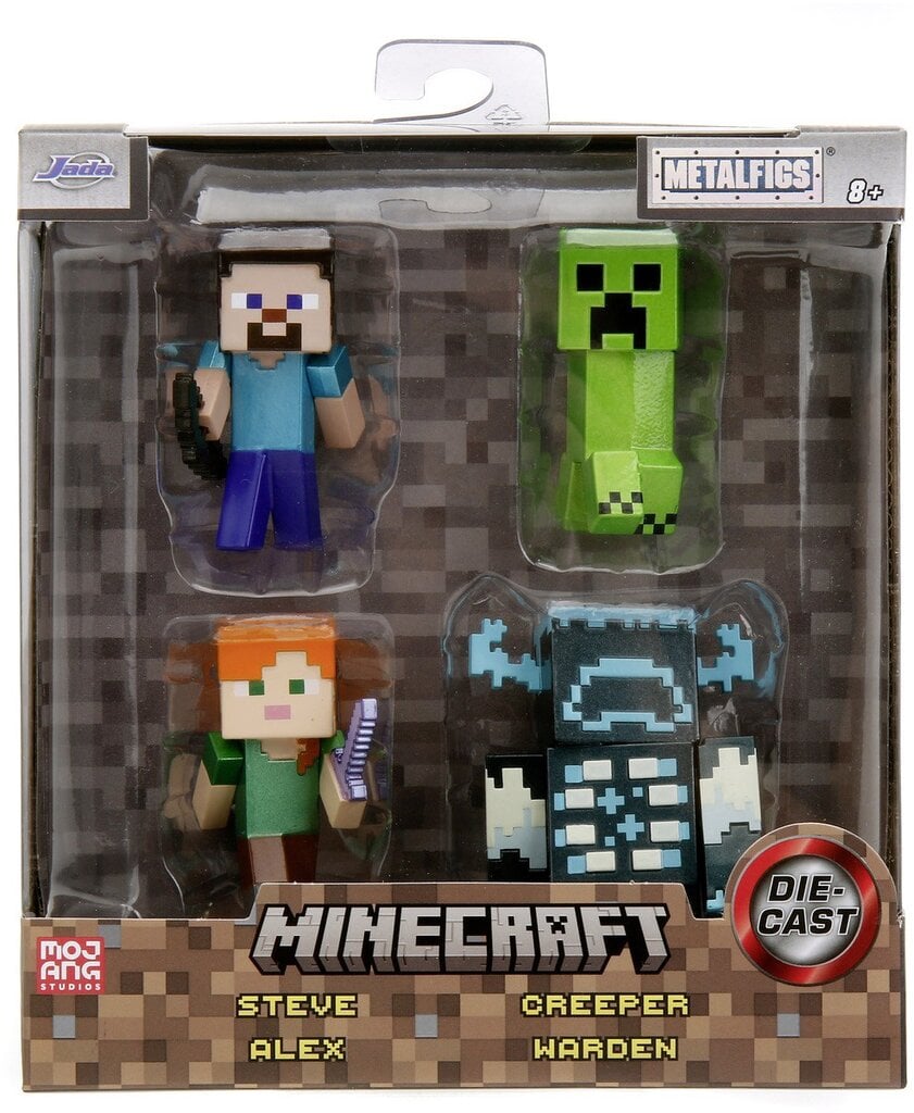 Hahmo Jada Toys Minecraft 253262001, 6 cm, 4 kpl. hinta ja tiedot | Poikien lelut | hobbyhall.fi