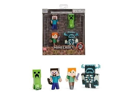 Hahmo Jada Toys Minecraft 253262001, 6 cm, 4 kpl. hinta ja tiedot | Poikien lelut | hobbyhall.fi