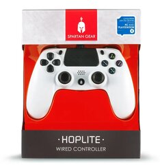 Spartan Gear - Hoplite Wired Controller (yhteensopiva PC:n ja PlayStation 4:n kanssa) (väri: valkoinen) hinta ja tiedot | Ohjaimet ja lisätarvikkeet | hobbyhall.fi