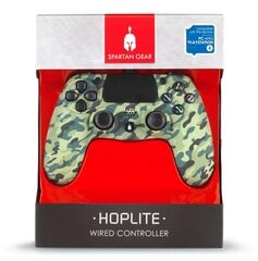 Spartan Gear - Langallinen Hoplite-ohjain (yhteensopiva PC:n ja PlayStation 4:n kanssa) (väri: Green Camo) hinta ja tiedot | Ohjaimet ja lisätarvikkeet | hobbyhall.fi