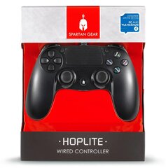 Spartan Gear - Langallinen Hoplite Controller (yhteensopiva PC:n ja PlayStation 4:n kanssa) (väri: Musta) hinta ja tiedot | Ohjaimet ja lisätarvikkeet | hobbyhall.fi