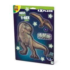 Ses Giant valaistu Tyrannosaurus Glow tarrasarja hinta ja tiedot | Koristeet ja tarrat | hobbyhall.fi