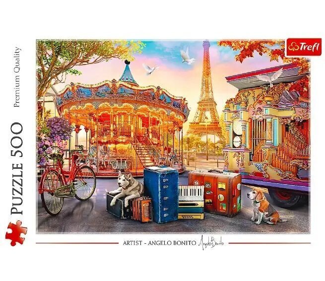 Trefi Puzzle 500 Pariisi -palapeli, 500 palaa hinta ja tiedot | Palapelit | hobbyhall.fi