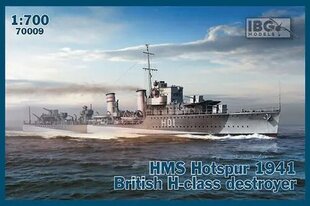 Malli muovinen osavaltio HMS Hotspur 1941 Brittiläinen H-luokan hävittäjä hinta ja tiedot | Poikien lelut | hobbyhall.fi