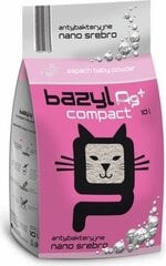 Bentoniitti kissanhiekka Bazyl Ag+ Compact, 10l hinta ja tiedot | Bazyl Lemmikit | hobbyhall.fi