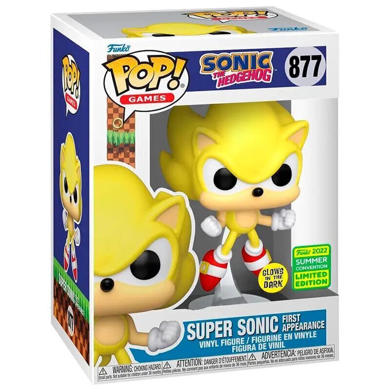 POP-hahmo Sonic The Hedgehog Super Sonic Exclusive hinta ja tiedot | Pelien oheistuotteet | hobbyhall.fi
