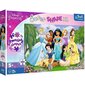 Puzzle 104 kpl XL Super Shape Prinsessoja Puutarhassa, Disney Prinsessat hinta ja tiedot | Palapelit | hobbyhall.fi