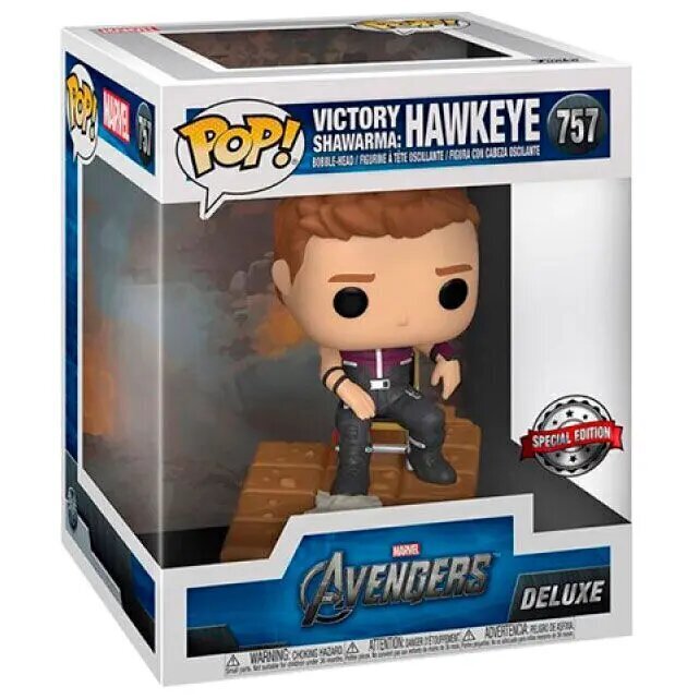 POP Marvel Avengers Hawkeye Victory Shawarma Exclusive -hahmo hinta ja tiedot | Poikien lelut | hobbyhall.fi