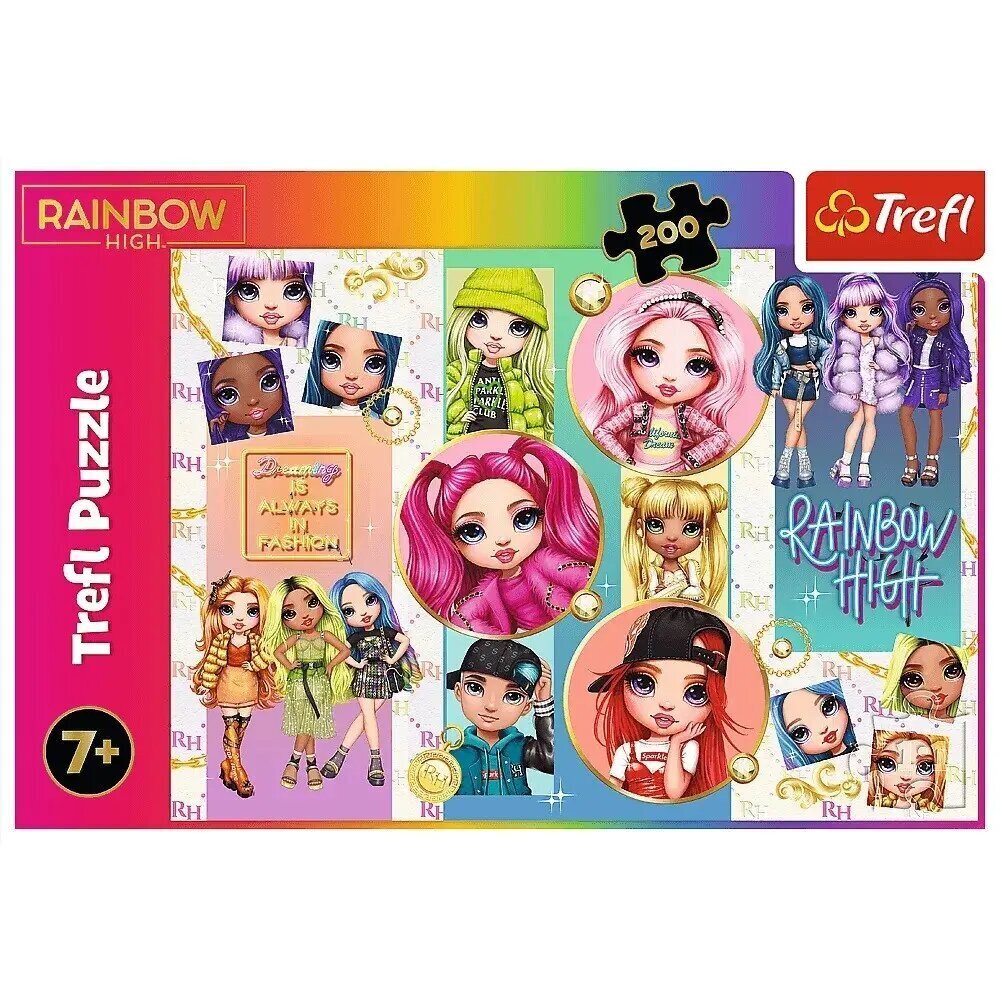 Trefi Rainbow High -palapeli, 200 palaa hinta ja tiedot | Palapelit | hobbyhall.fi