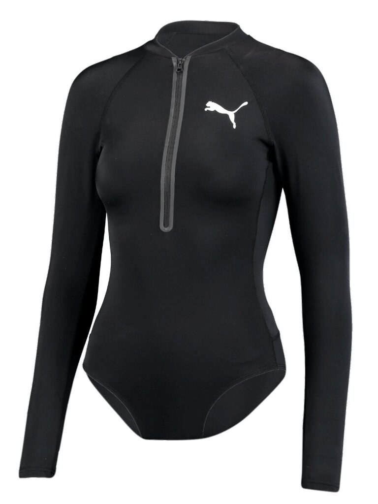 Naisten surffauspuku Puma Swim Long Sleeve Surf Suit 1P Black 234238644 hinta ja tiedot | Naisten uimapuvut | hobbyhall.fi