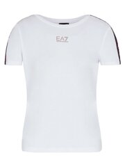 Naisten T-paita EA7 Valkoinen 280545988 hinta ja tiedot | Naisten T-paidat | hobbyhall.fi
