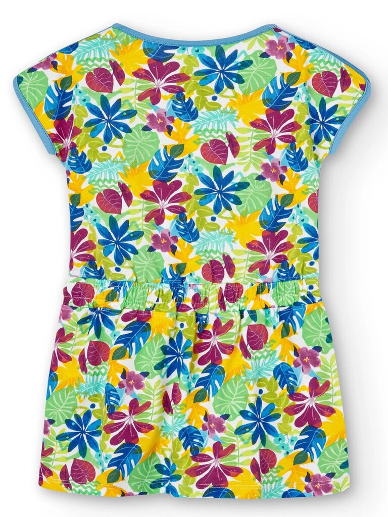 BOBOLI Tropical Print mekko 520236468 hinta ja tiedot | Tyttöjen mekot | hobbyhall.fi