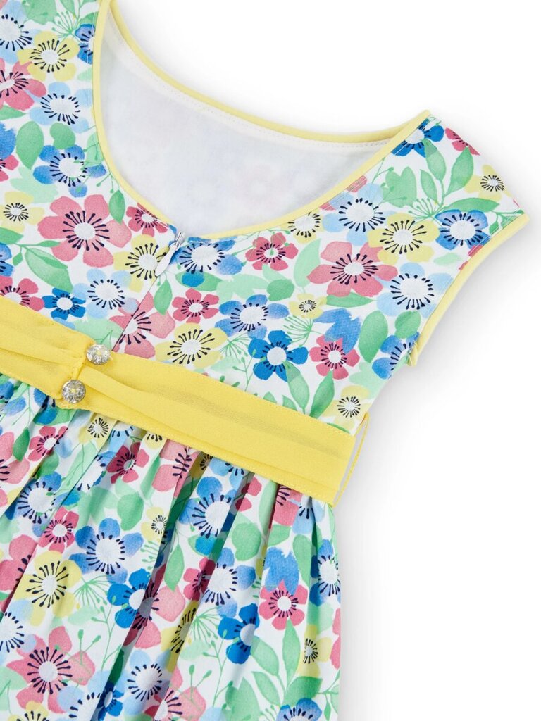 BOBOLI Satin Floral Print 520237403 hinta ja tiedot | Tyttöjen mekot | hobbyhall.fi