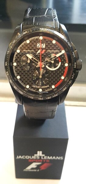 Miesten kello Jacques Lemans Geneve F1 Professional Chronograph F-5003B