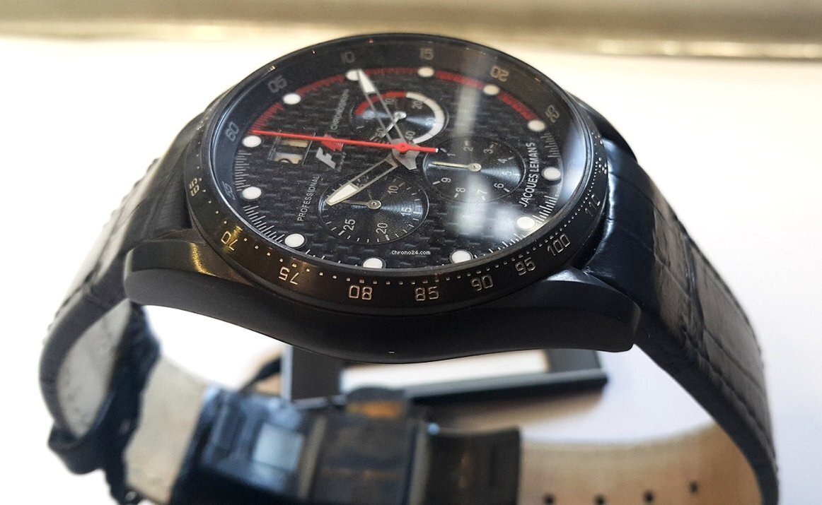 Miesten kello Jacques Lemans Geneve F1 Professional Chronograph F-5003B hinta ja tiedot | Miesten kellot | hobbyhall.fi