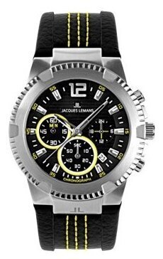 Miesten kello Jacques Lemans Sports Powerchrono 10 1-1455C hinta ja tiedot | Miesten kellot | hobbyhall.fi