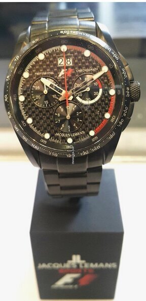 Miesten kello Jacques Lemans Geneve F1 Professional Chronograph F-5003A