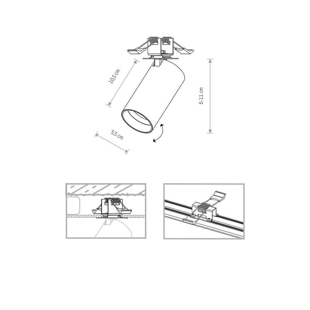 Kattovalaisin Nowodvorski Mono SURFACE 7827 hinta ja tiedot | Kattovalaisimet | hobbyhall.fi