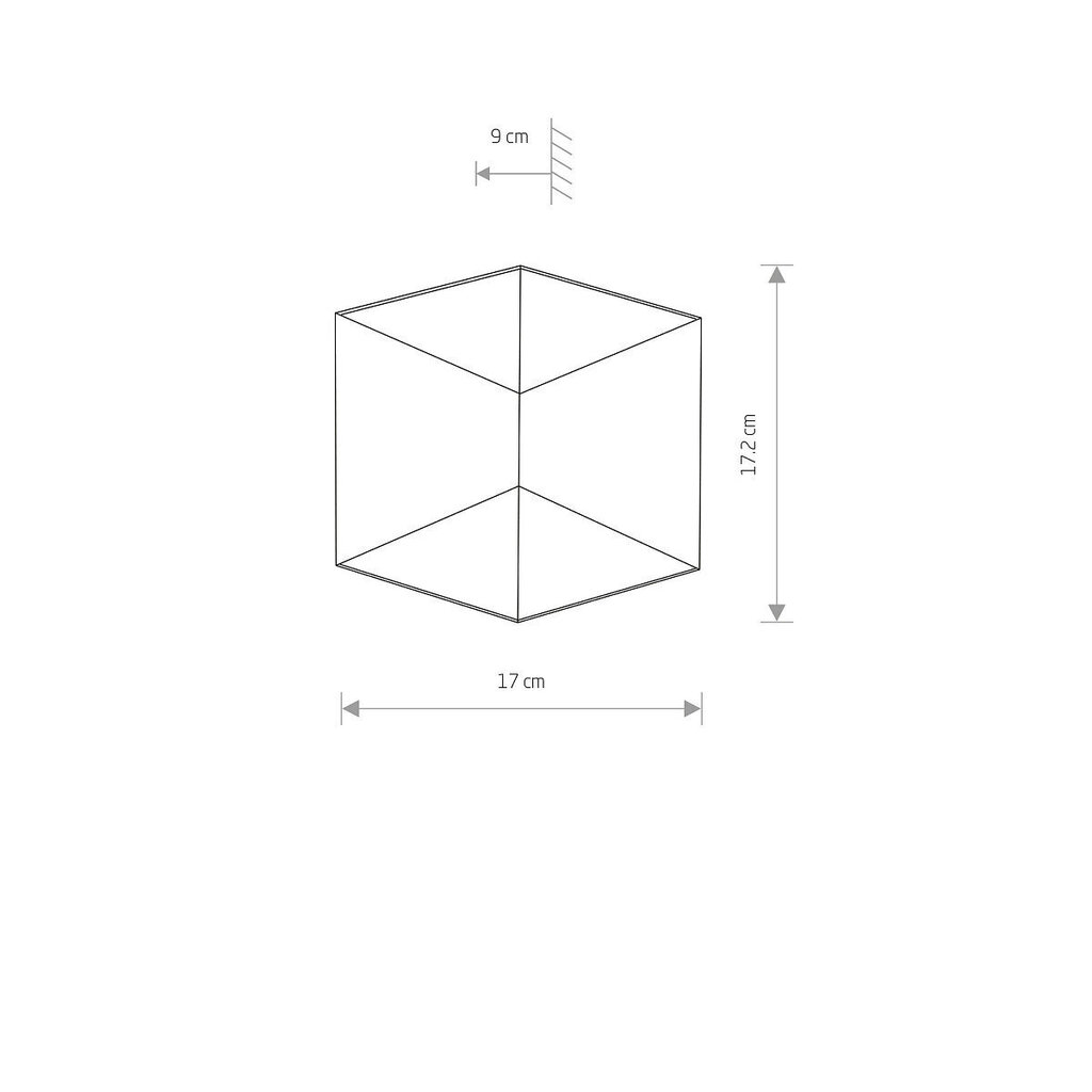 Seinävalaisin Nowodvorski TRIANGLES LED 8141 hinta ja tiedot | Seinävalaisimet | hobbyhall.fi