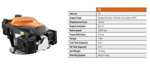 Redback M20VY-T6 3in1 itseliikkuva ruohonleikkuri bensiinimoottorilla hinta ja tiedot | Ruohonleikkurit | hobbyhall.fi