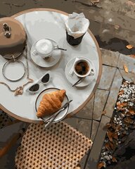 Numeromaalaus 40x50 cm. "Breakfast outside" hinta ja tiedot | Maalaa numeroiden mukaan | hobbyhall.fi