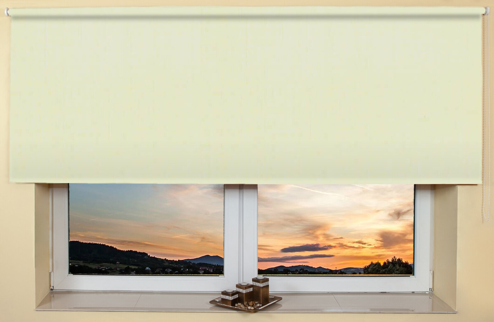 Seinä / katto rullakaihdin 100x170 cm, 2073 Vihreä hinta ja tiedot | Rullaverhot | hobbyhall.fi