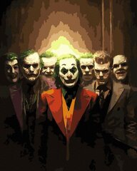 Numeromaalaus 40x50 cm. "Image of the joker" hinta ja tiedot | Maalaa numeroiden mukaan | hobbyhall.fi