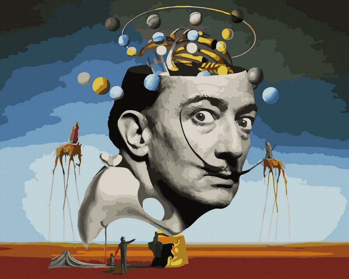 Numeromaalaus 40x50 cm. "The world of Salvador Dali" hinta ja tiedot | Maalaa numeroiden mukaan | hobbyhall.fi