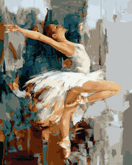 Numeromaalaus 40x50 cm. "Ballerina on Stage" hinta ja tiedot | Maalaa numeroiden mukaan | hobbyhall.fi