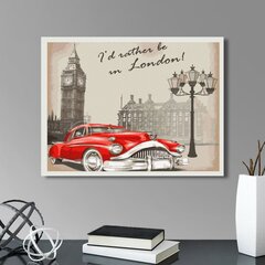 Numeromaalaus 40x50 cm. "London Retro" hinta ja tiedot | Maalaa numeroiden mukaan | hobbyhall.fi