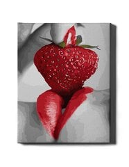 Numeromaalaus 40x50 cm. "Juicy strawberry" hinta ja tiedot | Maalaa numeroiden mukaan | hobbyhall.fi