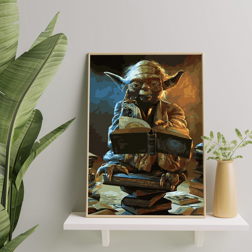 Numeromaalaus 40x50 cm. "Star Wars. Joda" hinta ja tiedot | Maalaa numeroiden mukaan | hobbyhall.fi