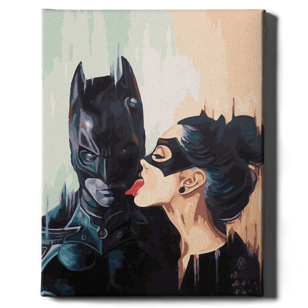 Numeromaalaus 40x50 cm. "Catwoman" hinta ja tiedot | Maalaa numeroiden mukaan | hobbyhall.fi