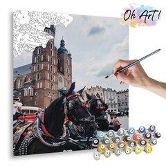 Numeromaalaus 40x50 cm. "Krakow market" hinta ja tiedot | Maalaa numeroiden mukaan | hobbyhall.fi