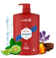 Suihkugeeli Old Spice Whitewater miehille, 1000 ml hinta ja tiedot | Suihkusaippuat ja suihkugeelit | hobbyhall.fi