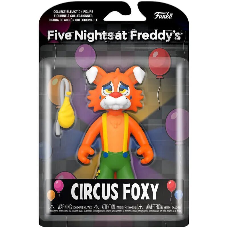 Toimintahahmo Five Nights at Freddy's Circus Foxy 12,5cm hinta ja tiedot | Poikien lelut | hobbyhall.fi