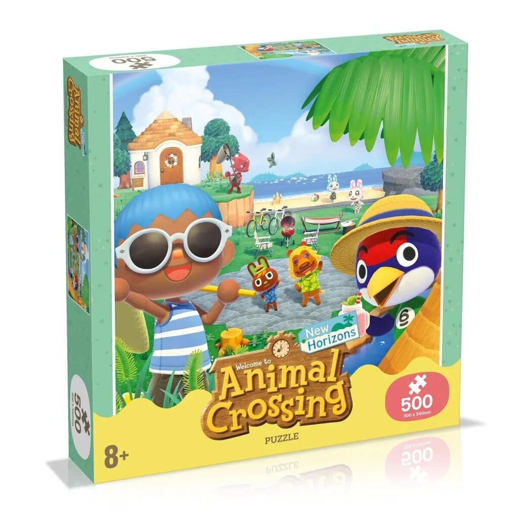Winning Moves Animal Crossing -palapeli, 500 palaa hinta ja tiedot | Palapelit | hobbyhall.fi