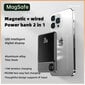 Langaton magneettinen mobiilivirtapankki LED-näytöllä 2 in 1, Cyke Q9 Plus 10000mAh 20W (Power Bank) hinta ja tiedot | Varavirtalähteet | hobbyhall.fi