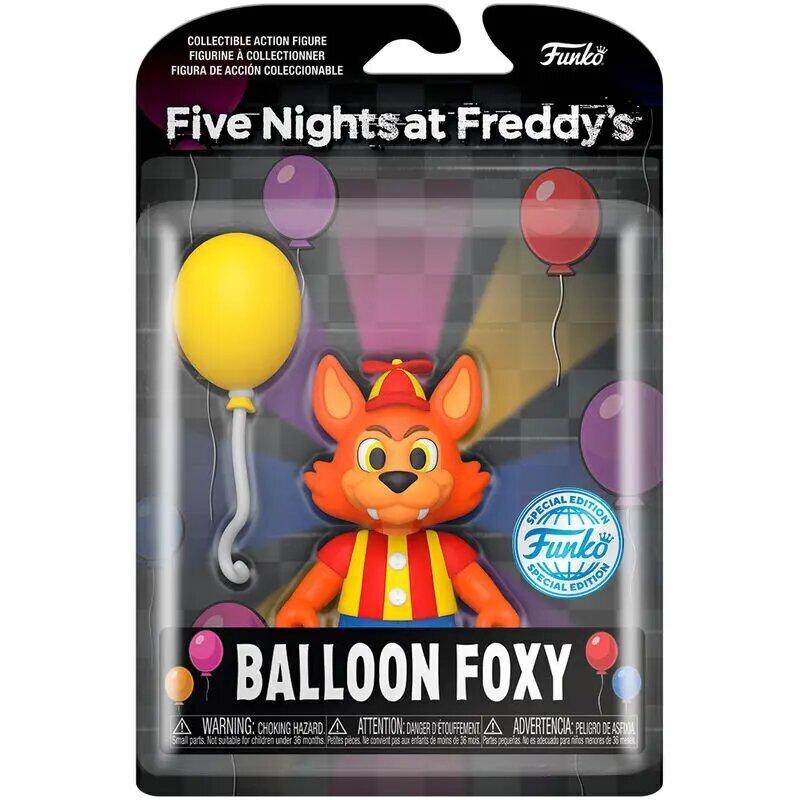 Toimintahahmo Freddys Balloon Foxy Exclusive 12,5cm hinta ja tiedot | Poikien lelut | hobbyhall.fi