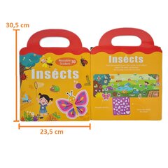 Magneettiset tarrat lapsille, Insects stickers hinta ja tiedot | Kehittävät lelut | hobbyhall.fi