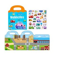 Magneettiset tarrat lapsille, Vehicles stickers hinta ja tiedot | Kehittävät lelut | hobbyhall.fi
