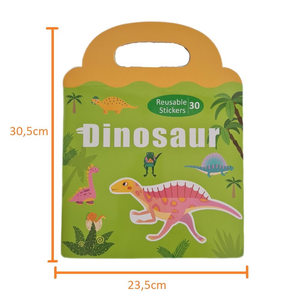 Magneettiset tarrat lapsille, Dinosaur stickers hinta ja tiedot | Kehittävät lelut | hobbyhall.fi