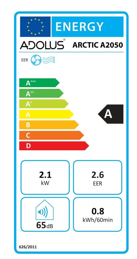 Siirrettävä ilmastointilaite ADOLUS ARCTIC A2050 hinta ja tiedot | Ilmastointilaitteet | hobbyhall.fi