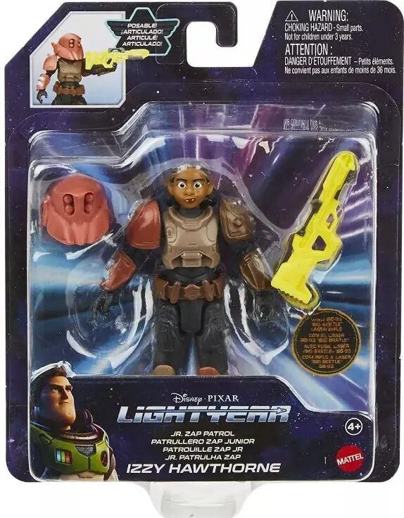 Mattel Disney Pixar Lightyear: Izzy Hawthorne JR. Zap Patrol -toimintahahmo (HHJ82) hinta ja tiedot | Poikien lelut | hobbyhall.fi