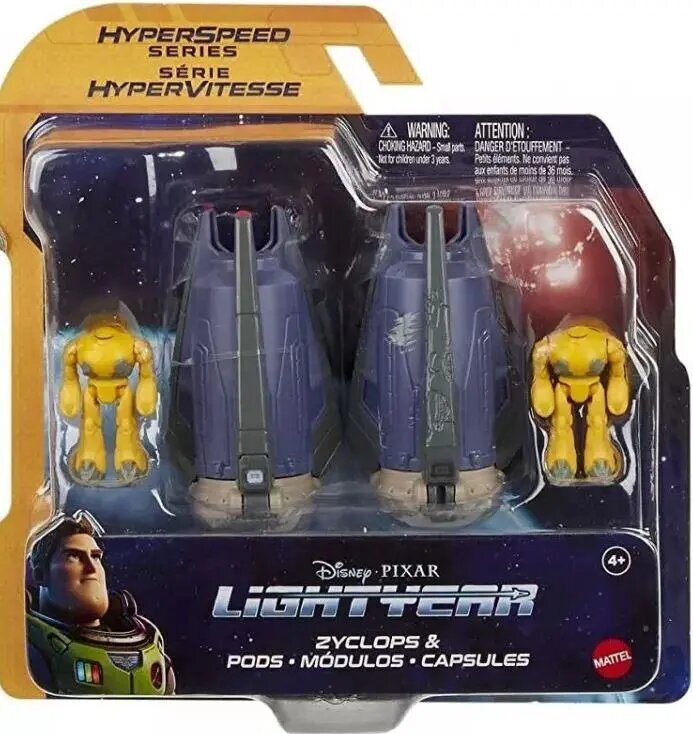 Mattel Disney Pixar Lightyear: Hyperspeed Series - Zyclops Palot (HHJ96) hinta ja tiedot | Poikien lelut | hobbyhall.fi