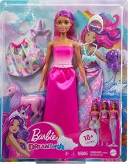 Mattel Barbie: merenneito pyrstö ja hame (hlc28) hinta ja tiedot | Tyttöjen lelut | hobbyhall.fi