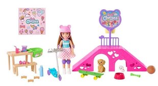 Mattel Barbie: Chelsea Skeittipuisto (HJY35) hinta ja tiedot | Tyttöjen lelut | hobbyhall.fi