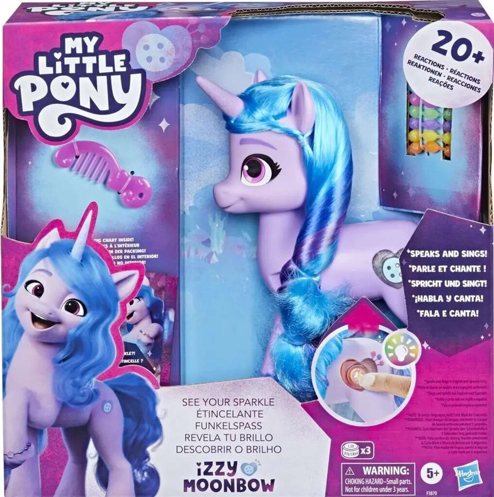 Hasbro My Little Pony: Kimalteleva Izzy Moonbow (F3870) hinta ja tiedot | Tyttöjen lelut | hobbyhall.fi