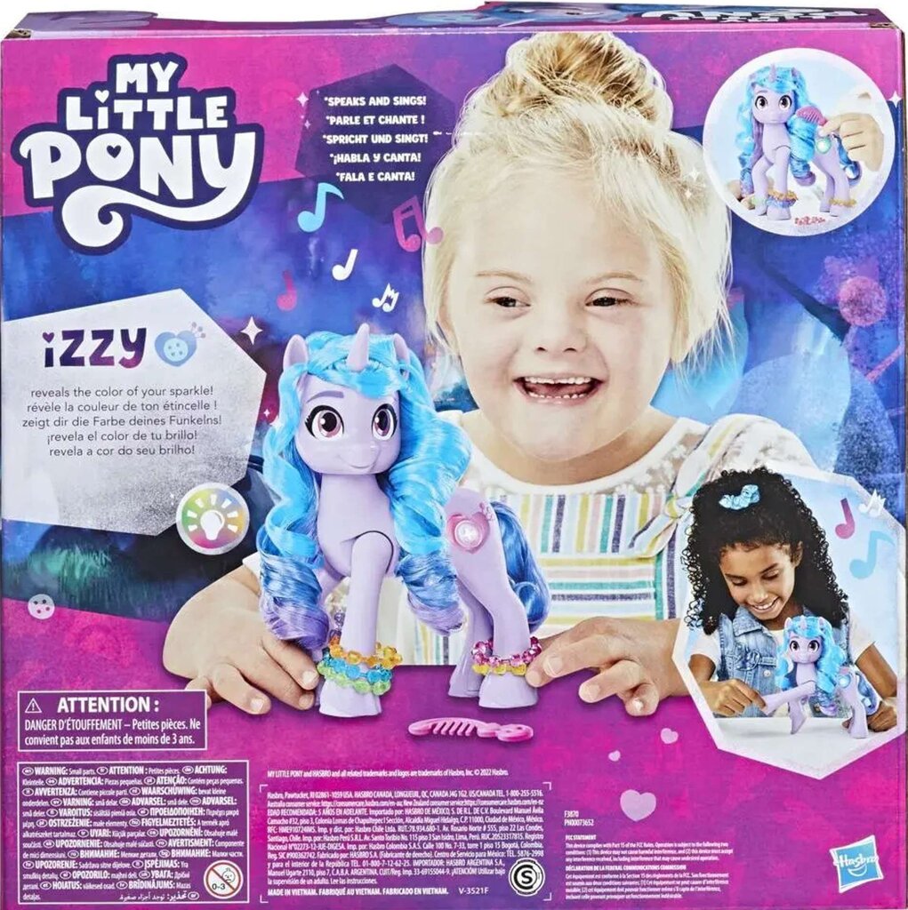 Hasbro My Little Pony: Kimalteleva Izzy Moonbow (F3870) hinta ja tiedot | Tyttöjen lelut | hobbyhall.fi